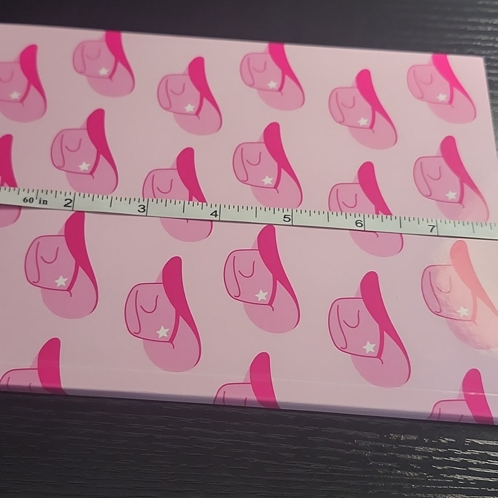 Pink Cowboy Hat Pattern Notebook - Picture 4 of 5